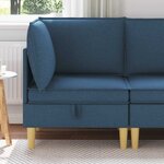vidaXL Sofa avec rangement Tissu