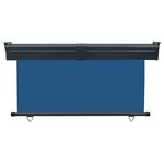 vidaXL Auvent latéral de balcon 145x250 cm Bleu
