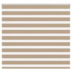 vidaXL Store zèbre marron sable largeur du tissu 150 9 cm polyester