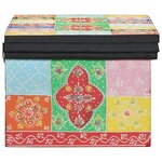 Meuble TV suspendu vidaXL Multicolore 80x30x22 cm en bois d'ingénierie