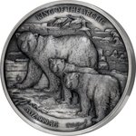 Pièce de monnaie en Argent 5000 Francs g 155.5 (5 oz) Millésime 2024 KING OF THE ARCTIC
