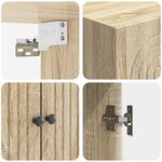 vidaXL Ensemble de Meubles 2 Pièces 66 x 34 5 x 90 cm Bois d'ingénierie