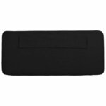 vidaXL Tête de lit capitonnée Marron et Noir 135 cm Pin massif