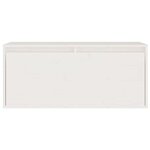 vidaXL Meubles TV 6 Pièces Blanc Bois massif de pin