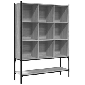 vidaXL Bibliothèque sonoma gris 102x30x141 5 cm bois d'ingénierie