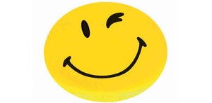 Paquet de 8 Happy Aimant 'Smiley' Rond 20 mm Jaune FRANKEN