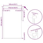 vidaXL Store enrouleur occultant largeur du tissu 116 6 cm polyester