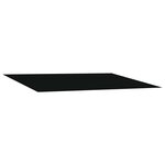 vidaXL Toile de rechange pour auvent Noir 350 x 250 cm Polyester