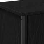 vidaXL Meuble TV Chêne noir 60 x 35 x 45 cm Bois d'ingénierie
