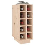 vidaXL Armoire à vin 23x34x61 cm Bois de pin massif