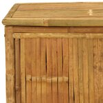 vidaXL Boîte de rangement de jardin 90x52x55 cm Bambou