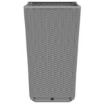 vidaXL Jardinières 4 Pièces gris clair 32 5x32 5x57 cm polypropylène