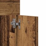 vidaXL Ensemble de mobilier de salle de bain 3 Pièces Bois Ancien