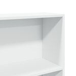 vidaXL Bibliothèque blanc 80x30x189 cm bois d'ingénierie