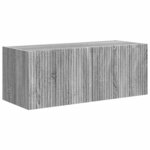 vidaXL Meuble TV mural Gris Sonoma 60 x 31 x 29.5 cm Bois d'ingénierie