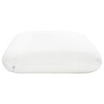 vidaXL Coussin de sommeil Uni Blanc 60 x 40 x 10 5 cm