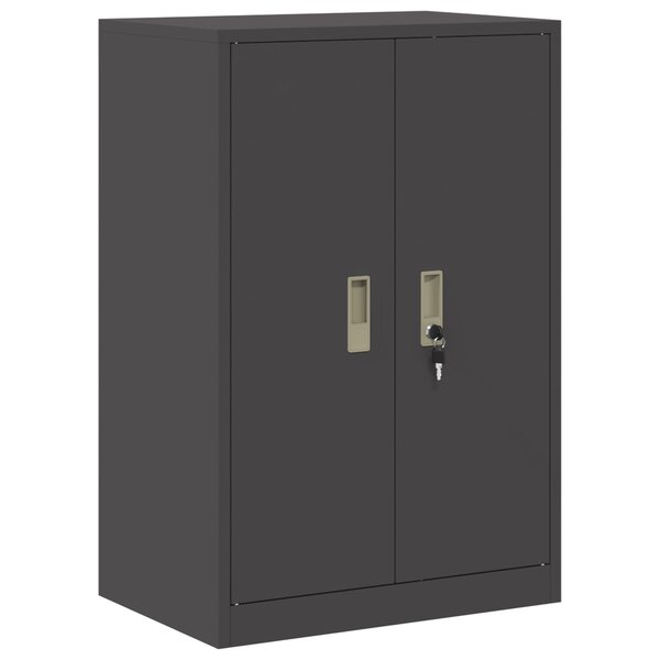 vidaXL Armoire de rangement Noir 60 x 40 x 90 cm Acier