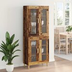 vidaXL Haut Armoire Bois Ancien 69 5 x 34 x 180 cm Bois d'ingénierie