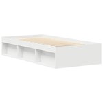 vidaXL Cadre de lit sans matelas blanc 90x190 cm