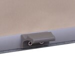 vidaXL Store enrouleur occultant Beige F06