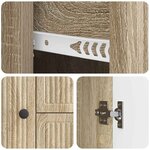vidaXL Buffet Chêne Sonoma 89 x 34 5 x 60 cm Bois d'ingénierie