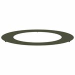 vidaXL Anneau d'arbre plat Vert olive Ø60 / 90 cm Acier