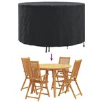 vidaXL Housse pour mobilier d'extérieur 157 x 157 x 71 cm Tissu 210D