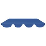 vidaXL Toit de rechange de balançoire bleu 188/168x145/110 cm
