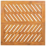 vidaXL Ensemble de salle à manger pour jardin 5 Pièces Marron