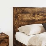 vidaXL Tête de lit Chêne fumé 160 cm Bois d'ingénierie