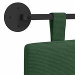vidaXL Tête de lit suspendue Tissu en velours côtelé