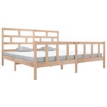 vidaXL Cadre de lit sans matelas bois de pin massif