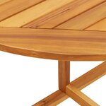 vidaXL Table pliable de balcon 90x60x72 cm bois d'acacia solide