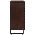 vidaXL Buffet marron 60x34x75 cm bois massif de manguier