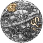 Monnaie DON QUIXOTE DE LA MANCHA 2 Oz Argent 5$ Niue 2024 (PRÉCOMMANDE)