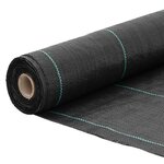 vidaXL Membrane anti-mauvaises herbes noir 0 5x150 m PP