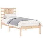 vidaXL Cadre de lit sans matelas 90x200 cm bois de pin massif