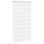vidaXL Store zèbre blanc 75x150 cm largeur du tissu 70 9 cm polyester