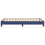 vidaXL Cadre de lit bleu 120x200 cm tissu