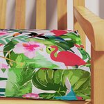 vidaXL Set de coussins de palette Floral 2 Pièces Jungle tropicale