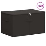vidaXL Boîte de rangement 24 pc Tissu intissé 60 x 43 x 35 cm 90 3 L