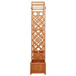 vidaXL Pergola de jardin avec jardinière Bois pin massif