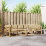 vidaXL Ensemble de canapés d'extérieur 6 pc