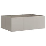 vidaXL Jardinière rouillé 120x80x40 cm acier inoxydable