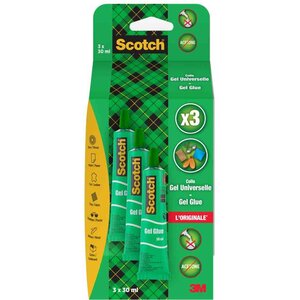 Colle Gel universelle 'L'Originale'  30 ml  lot de 3 SCOTCH