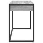 vidaXL Bureau Gris Sonoma 100 x 50 x 75 cm Bois d'ingénierie