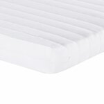 vidaXL Lit de jour avec gigogne et matelas noir 90x190 cm velours