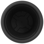 vidaXL Pot à fleurs rond 24 pc Noir Ø 39 x 32 cm Plastique