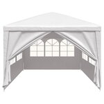 vidaXL Tente de réception 3 x 6 m Blanc