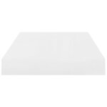 vidaXL Étagère murale flottante Blanc brillant 40x23x3 8 cm MDF